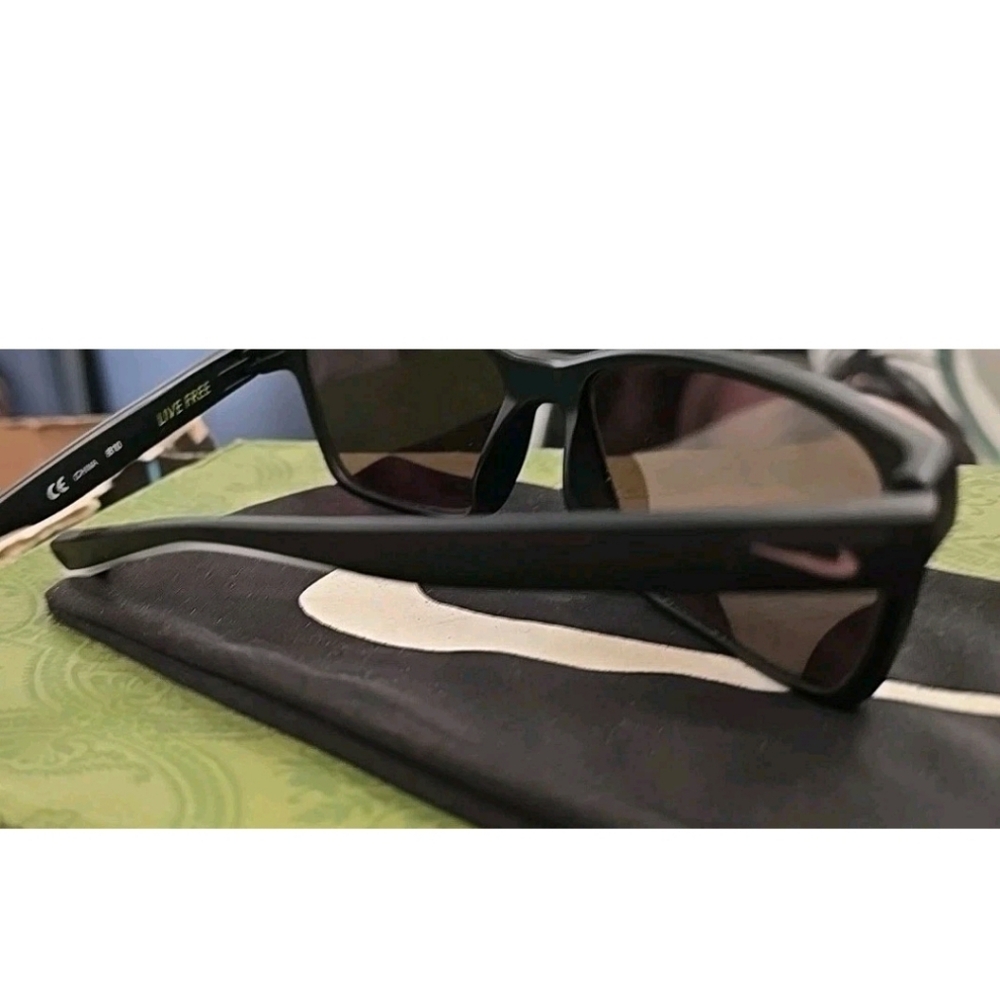 Black Nike Live Free Rectangular Sunglasses